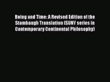 Being and Time: A Revised Edition of the Stambaugh Translation (SUNY series in Contemporary