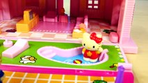 Play Doh Hello Kitty Mini Doll House Flip Out Swimming Pool Sanrio こんにちはキティの人形の家