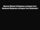 Monster Manual: A Dungeons & Dragons Core Rulebook (Dungeons & Dragons Core Rulebooks) Read