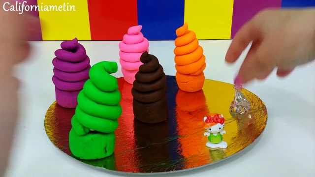 Play Doh Surprise Cupcake Ice Cream Teletubbies Mickey Mouse Peppa Pig Marvel Hello Kitty