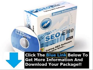 Seo Elite 4 0 + Seo Elite Manual