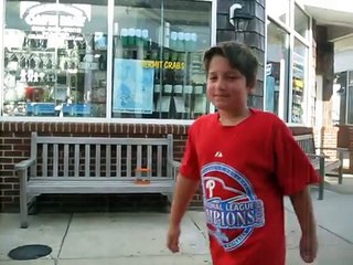 One Armed Crazy Lady Yells At Kid!!