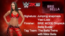 WWE 2K16 My Divas Prediction (With DLC)