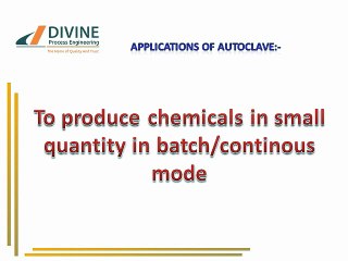 Information about Multiple Stirred Autoclaves