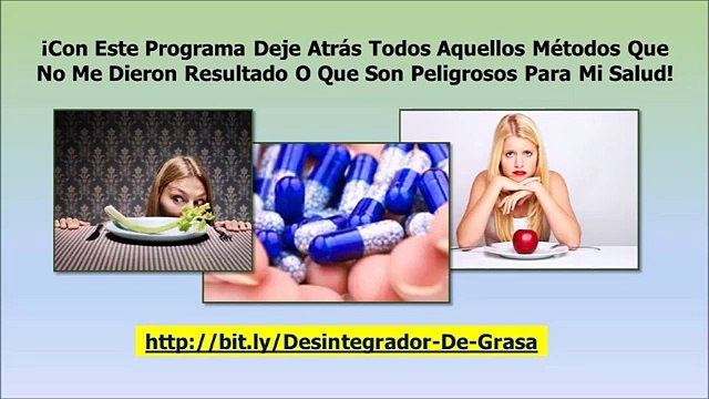 Programa De Alimentacion Para Bajar De Peso - Desintegrador De Grasa