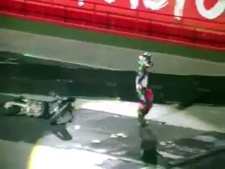 Petite dance en compétition freestyle Motocross
