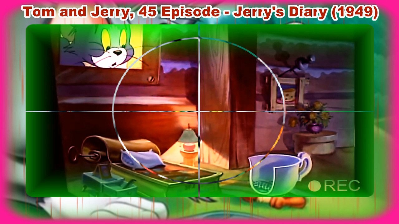 cartoon Tom and Jerry, 45 Episode - Jerry's Diary (1949) HD