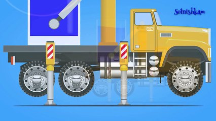 Машинки. Учим цвета. Смешиваем краски. Развивающий мультик.