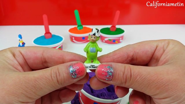 Play Doh Surprise Ice Cream Teletubbies Shopkins Donald Hello Kitty Moshi Monsters Zhuzhu Pets