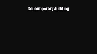 Contemporary Auditing  Free Books