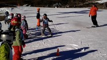 Apprentissage descente en chasse neige #ski #ASPTTNice