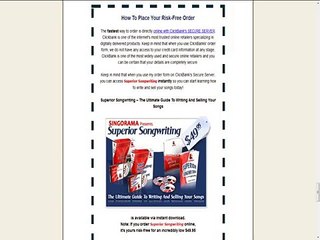 Superior Song Writing