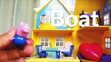 Surprise Egg Learn A Word with Peppa Pig Disney Cars Toys & More