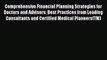 PDF Download Comprehensive Financial Planning Strategies for Doctors and Advisors: Best Practices