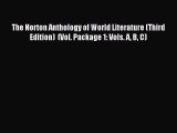 (PDF Download) The Norton Anthology of World Literature (Third Edition)  (Vol. Package 1: Vols.