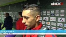 Saint Etienne - PSG (0-2). Marquinhos: «Toujours difficile de gagner ici»