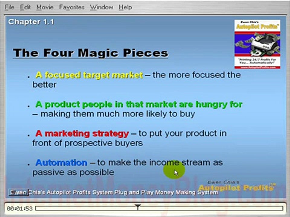 Autopilot Profits by Ewen Chia Part 1