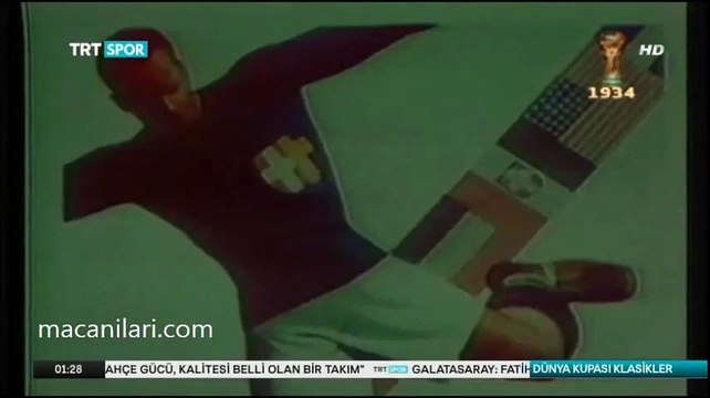 10.06.1934 - 1934 World Cup Final Italy 2-1 Czechoslovakia (After Extra Time) / 1934 Dünya Kupası İtalya 2-1 Çekoslovakya