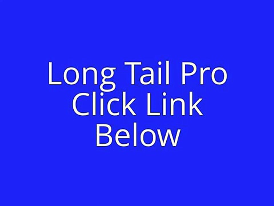 Long Tail Pro