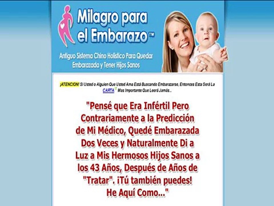 Milagro para el Embarazo