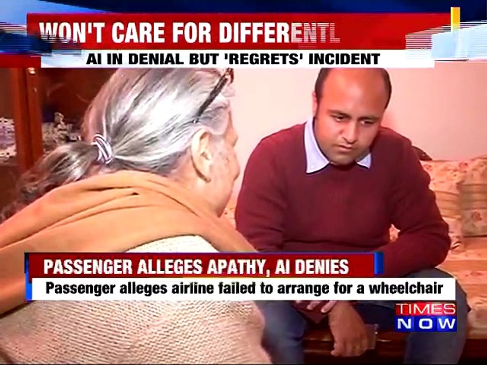 Air India Fails To Arrange A Wheelchair Alleges Passenger