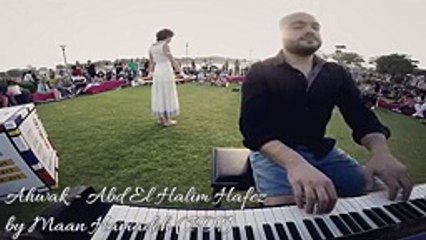 Maan Hamadeh - Ahwak - Dubai Pop Up Piano Best Live Performance 2016