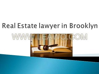 Real Estate lawyer in Brooklyn