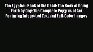 The Egyptian Book of the Dead: The Book of Going Forth by Day: The Complete Papyrus of Ani