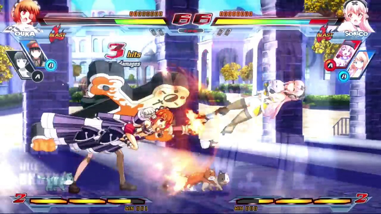 Nitroplus Blasterz : Heroines Infinite Duel - Ouka Character Spotlight