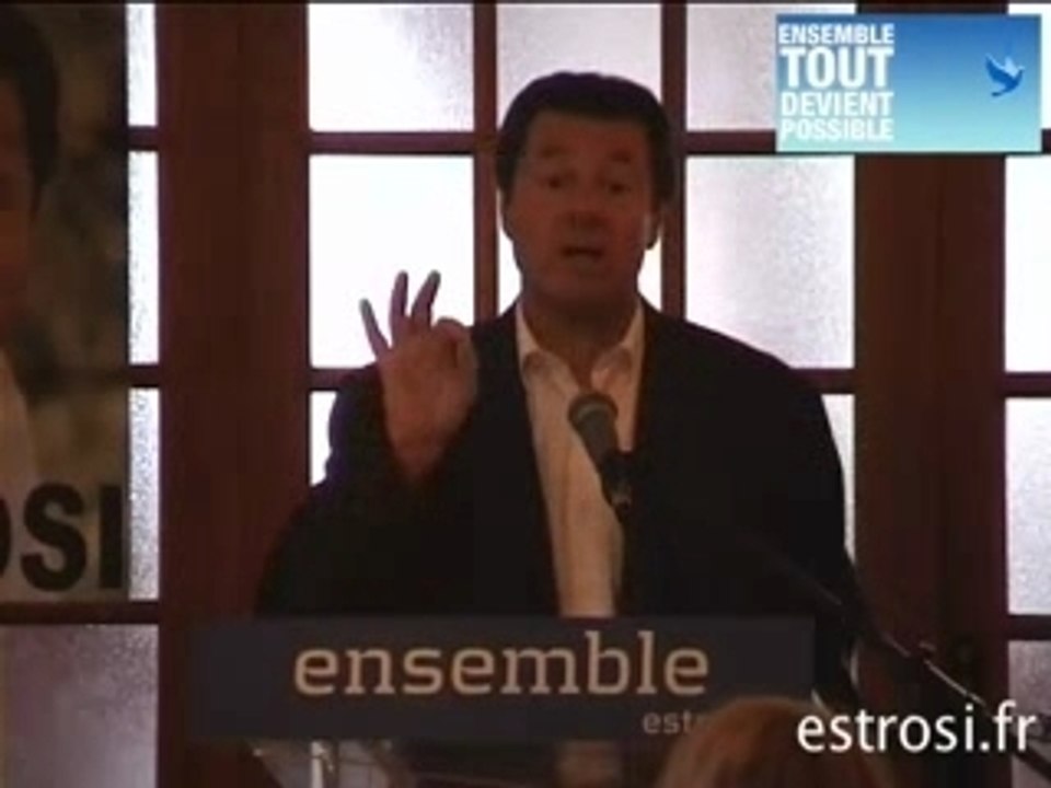 LÉGISLATIVES Christian ESTROSI St PIERRE DE FÉRIC