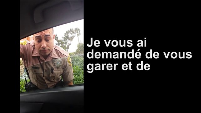 Elle arrête un policier qui roule trop vite