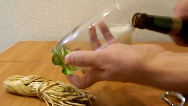 как налить пиво без пены. how to pour a beer without foam