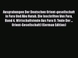 [PDF Download] Ausgrabungen Der Deutschen Orient-gesellschaft in Fara Und Abu Hatab. Die Inschriften