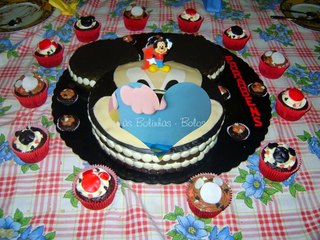 Bolo Decorado Mickey Mouse para Festa Infantil