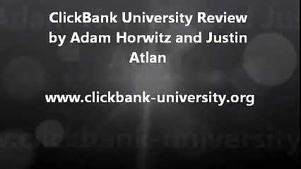 ClickBank University Training Free Video 1 - ClickBank Training