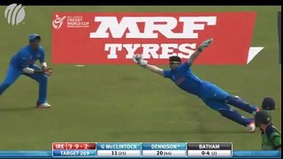 INDIA DOUBLE ONE HANDED CATCH! – IRE V IND