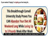 Diet Free Weekends Solution Miracle Review