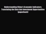 PDF Download Understanding China's Economic Indicators: Translating the Data into Investment