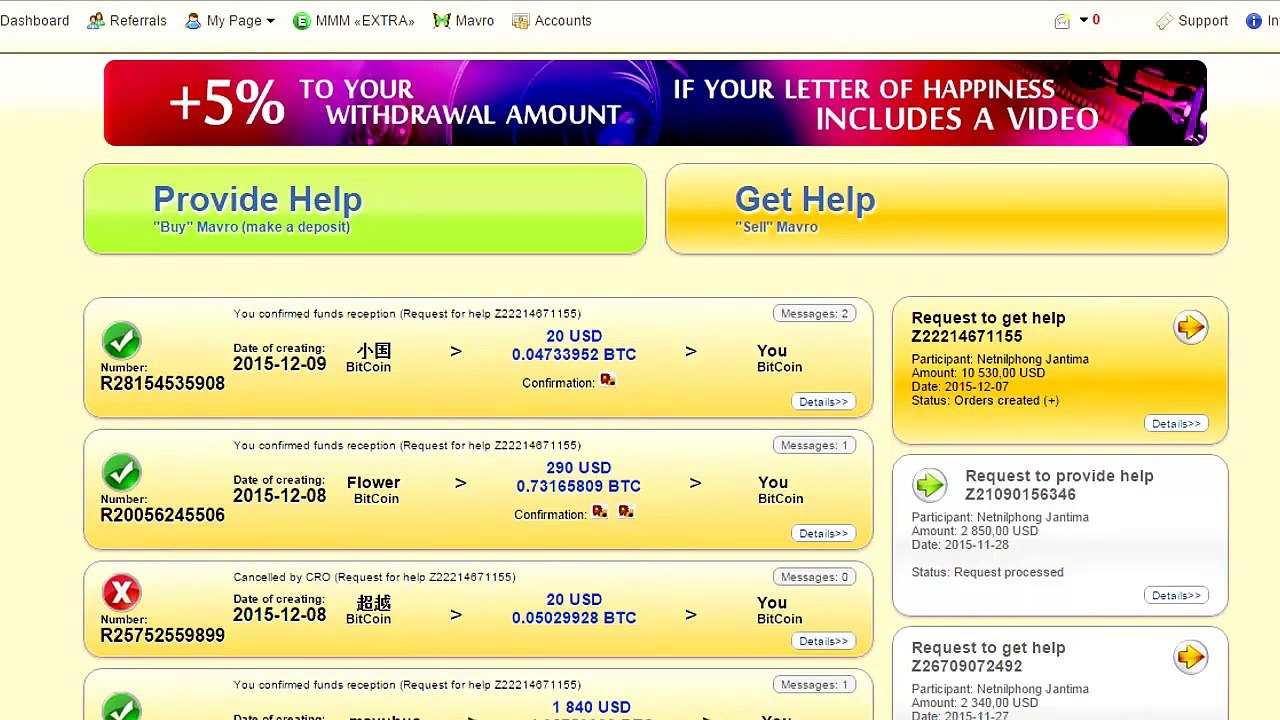 MMM pays 10530 USD
