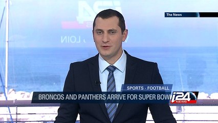 Broncos and Panthers arrive for Super Bowl 50
