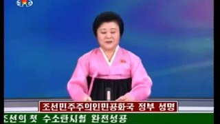 Famous North Korea News Lady Announces Hydrogen Bomb Test