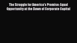PDF Download The Struggle for America's Promise: Equal Opportunity at the Dawn of Corporate