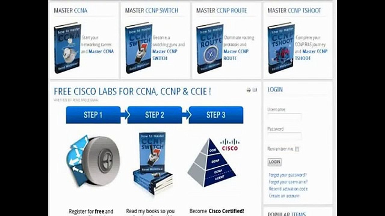 Gns3vault - Study Material For Cisco Ccna Ccnp And Ccie Students