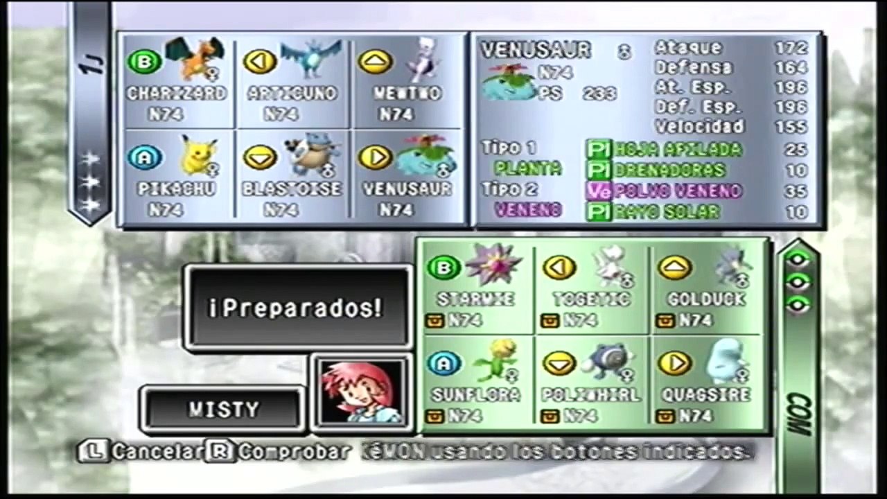 [N64] Walkthrough - Pokémon Stadium 2 - [12] Gim. Celeste - Misty