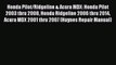 [PDF Download] Honda Pilot/Ridgeline & Acura MDX: Honda Pilot 2003 thru 2008 Honda Ridgeline