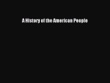 (PDF Download) A History of the American People PDF