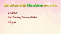 White Wood RTA Cabinets From Domain Cabinets Direct, Inc.