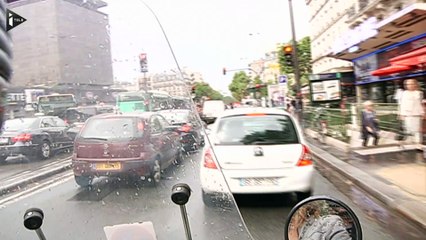 Début de la circulation inter-file pour les deux roues