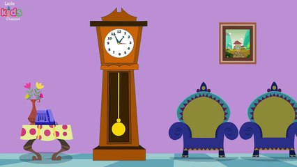 Hickory Dickory Dock Nursery Rhyme With Lyrics | Popular Nursery Rhyme | #LittleKidsChannel