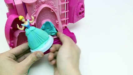 Descargar video: Play Doh Prettiest Princess Castle Playset NEW Disney Belle Cinderella Aurora Playdough Design Dres